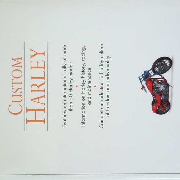 Vintage "Custom Harley" Complete Harley-Davidson Hardcover Motorcycle Handbook - Picture 3 of 9